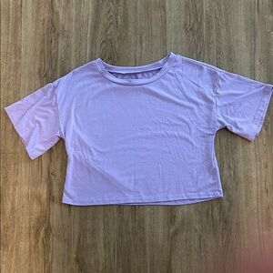 Source Unknown Lavender Crop Top